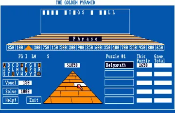 Golden Pyramid, The screen shot game playing